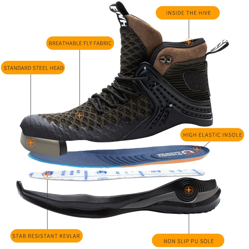 Steel Toe Hiking Shoes | Industrial Sneakers