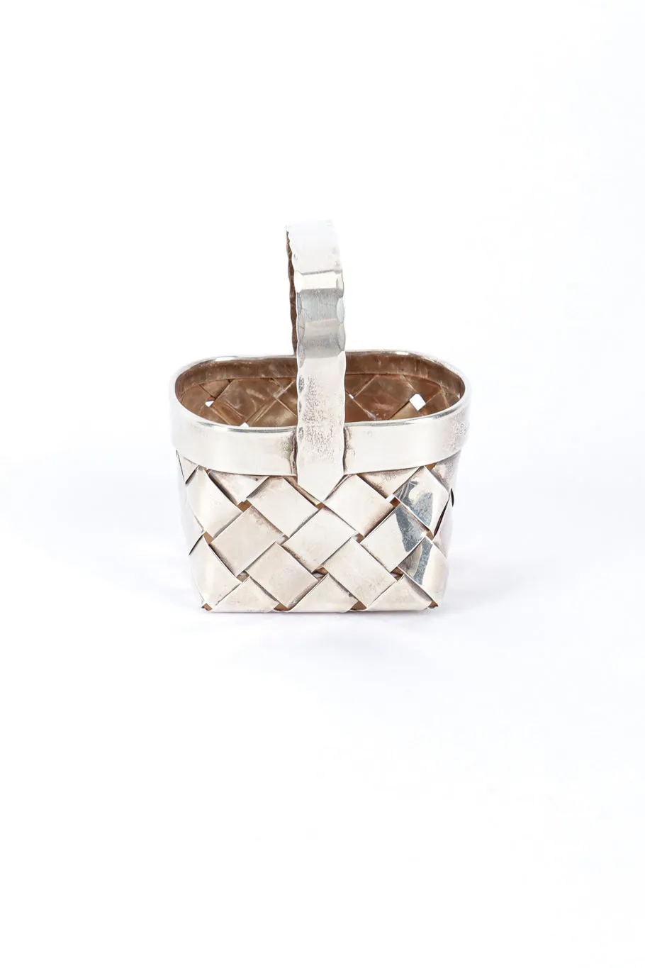 Sterling Woven Basket IV