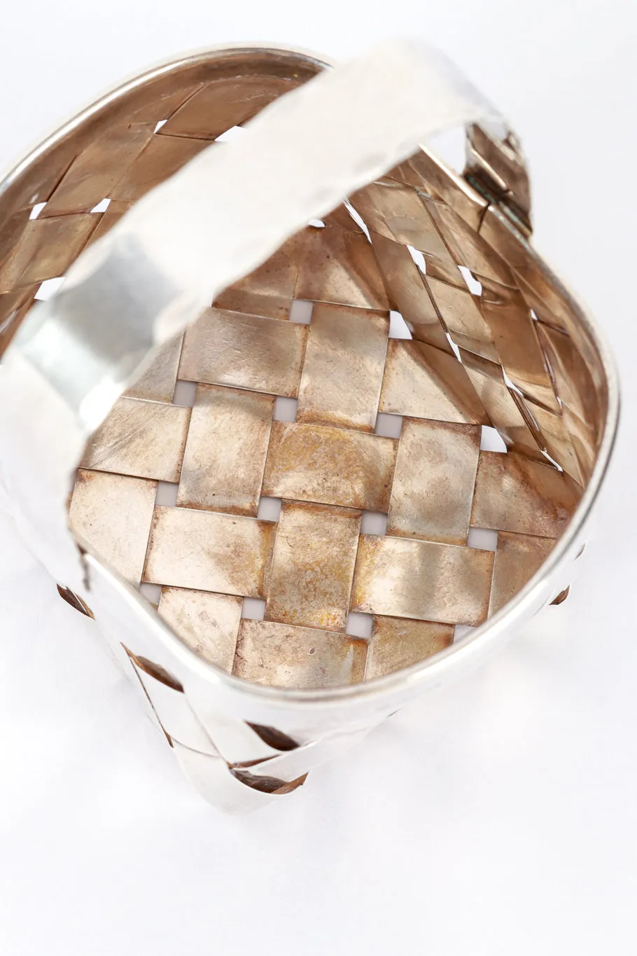 Sterling Woven Basket IV