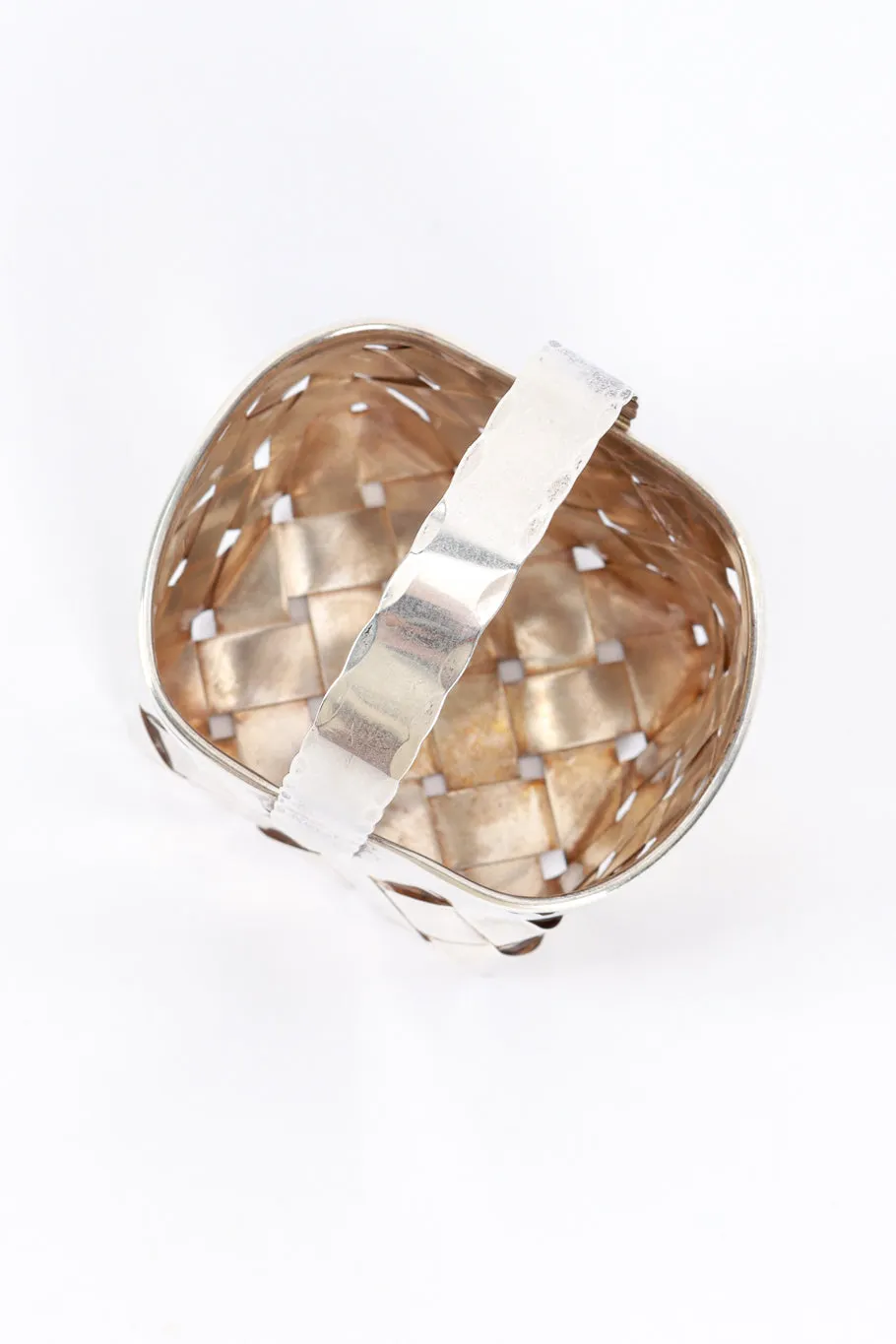 Sterling Woven Basket IV