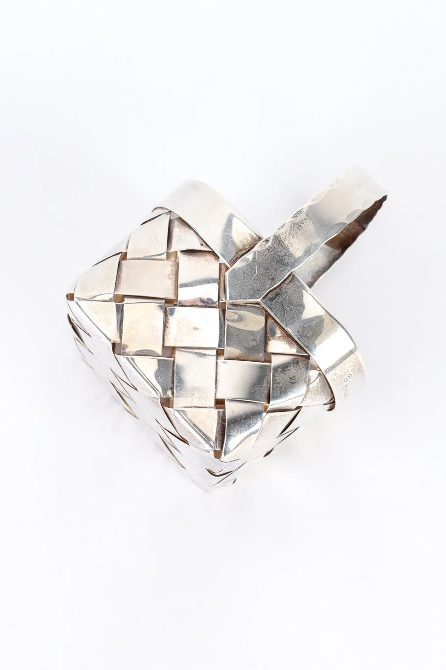 Sterling Woven Basket IV