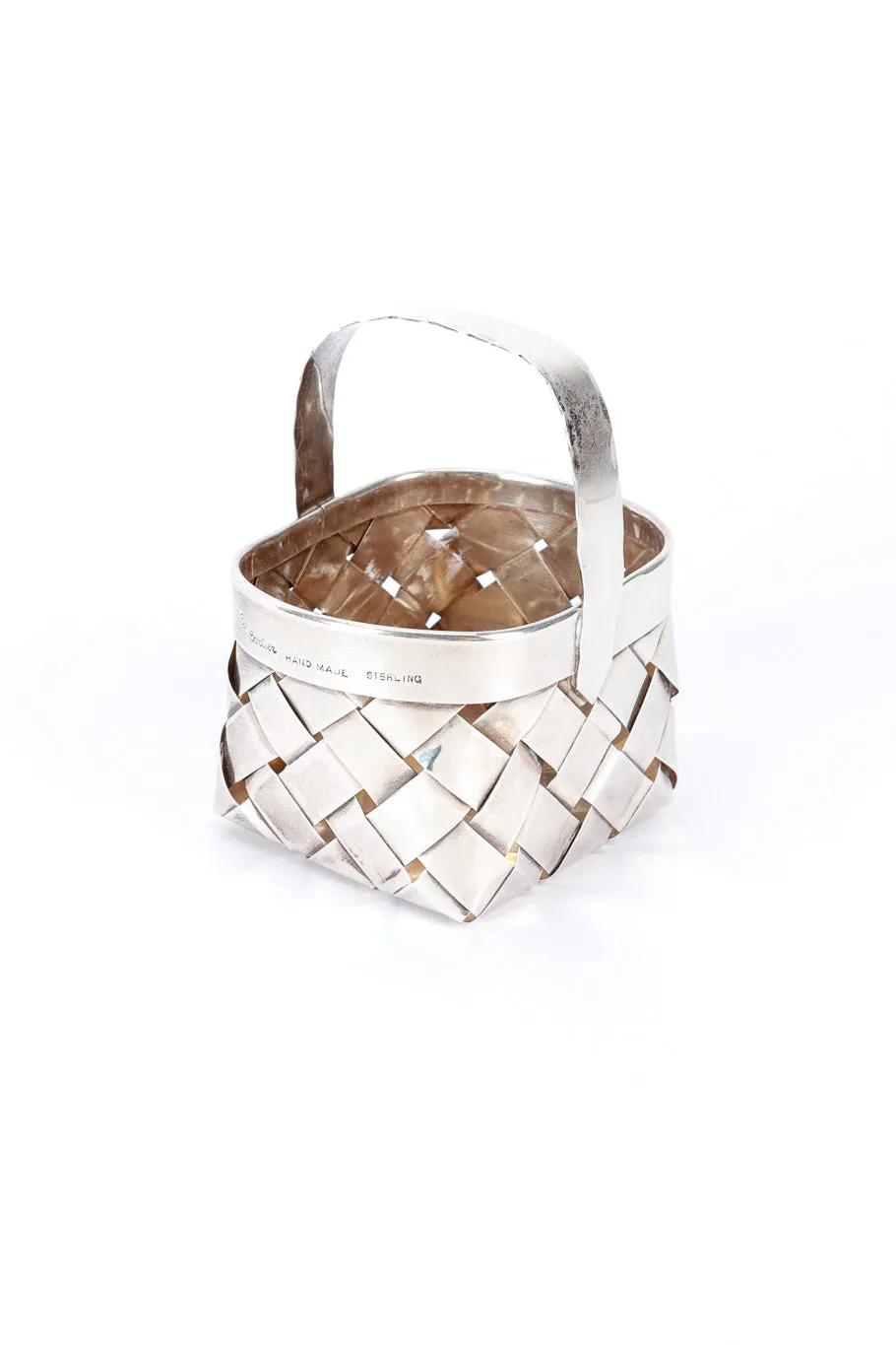 Sterling Woven Basket IV