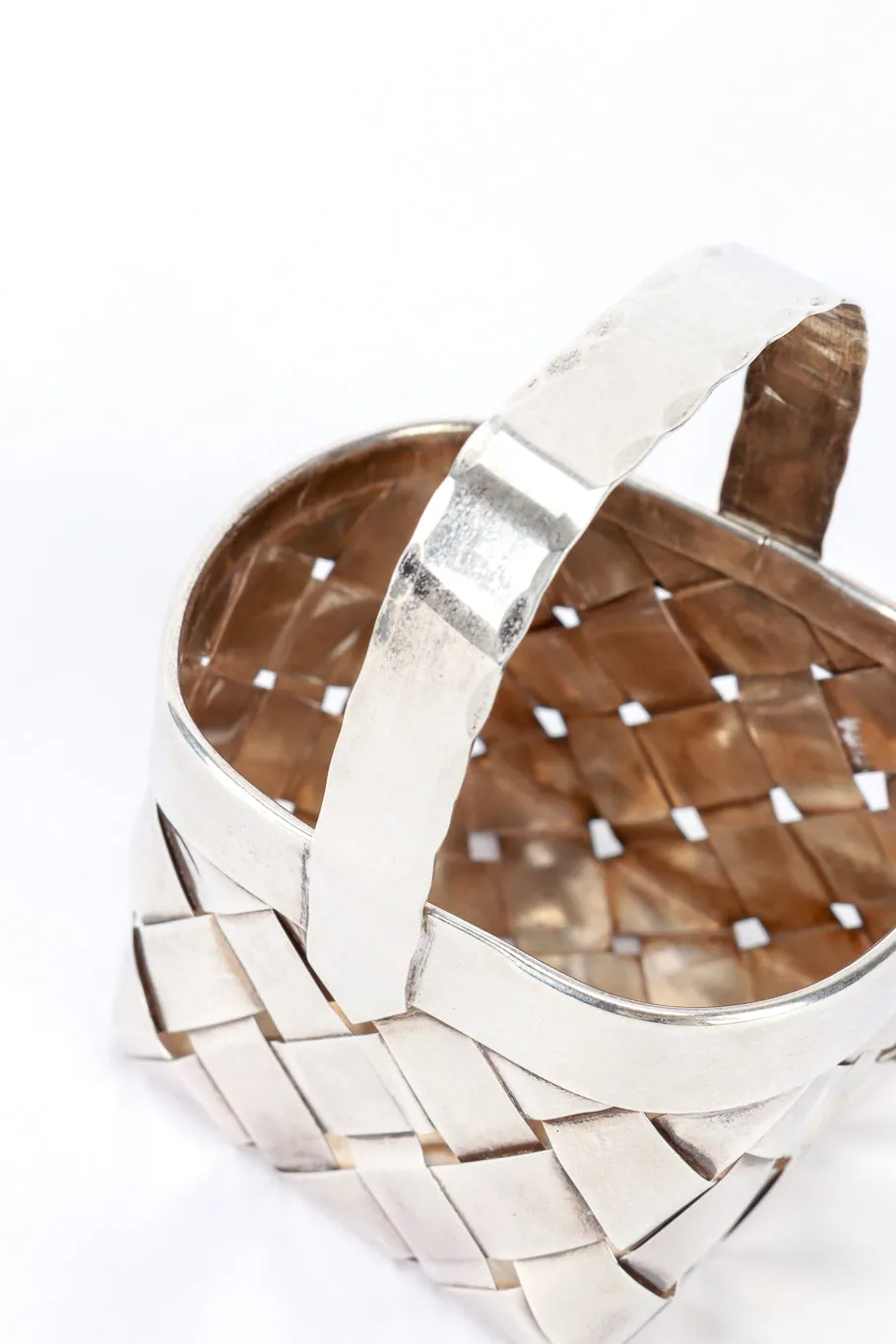 Sterling Woven Basket IV