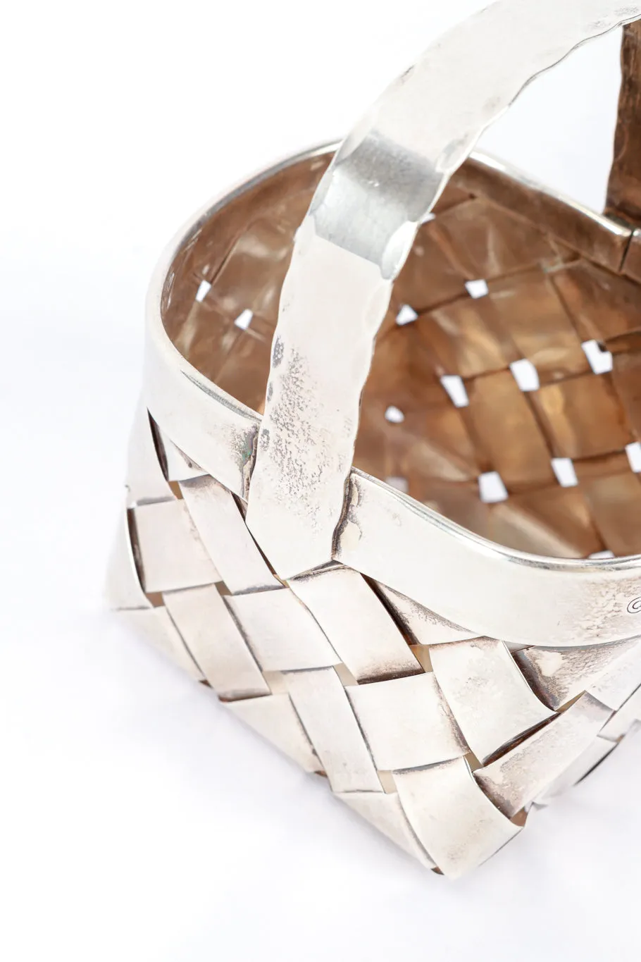 Sterling Woven Basket IV