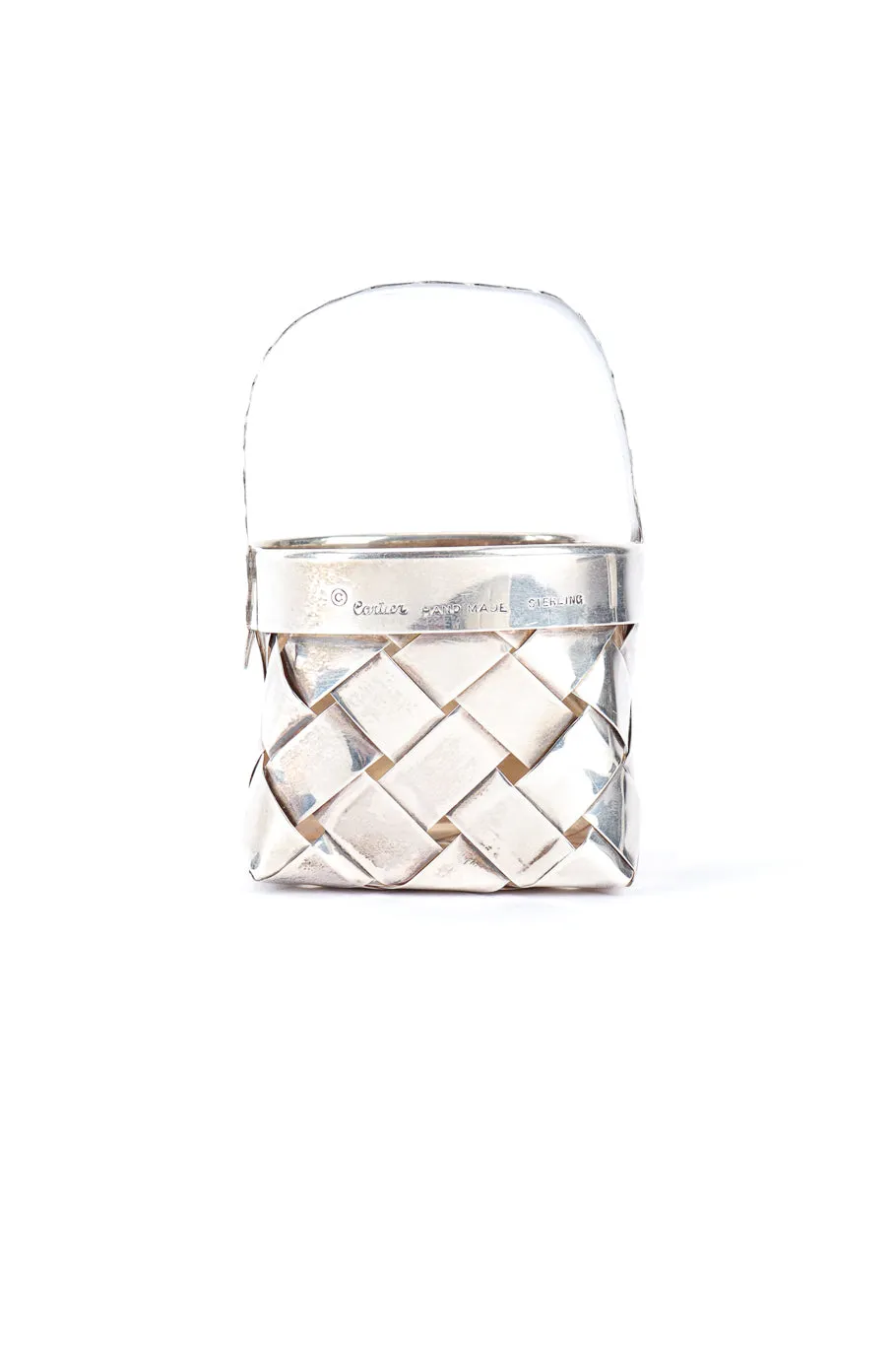 Sterling Woven Basket IV