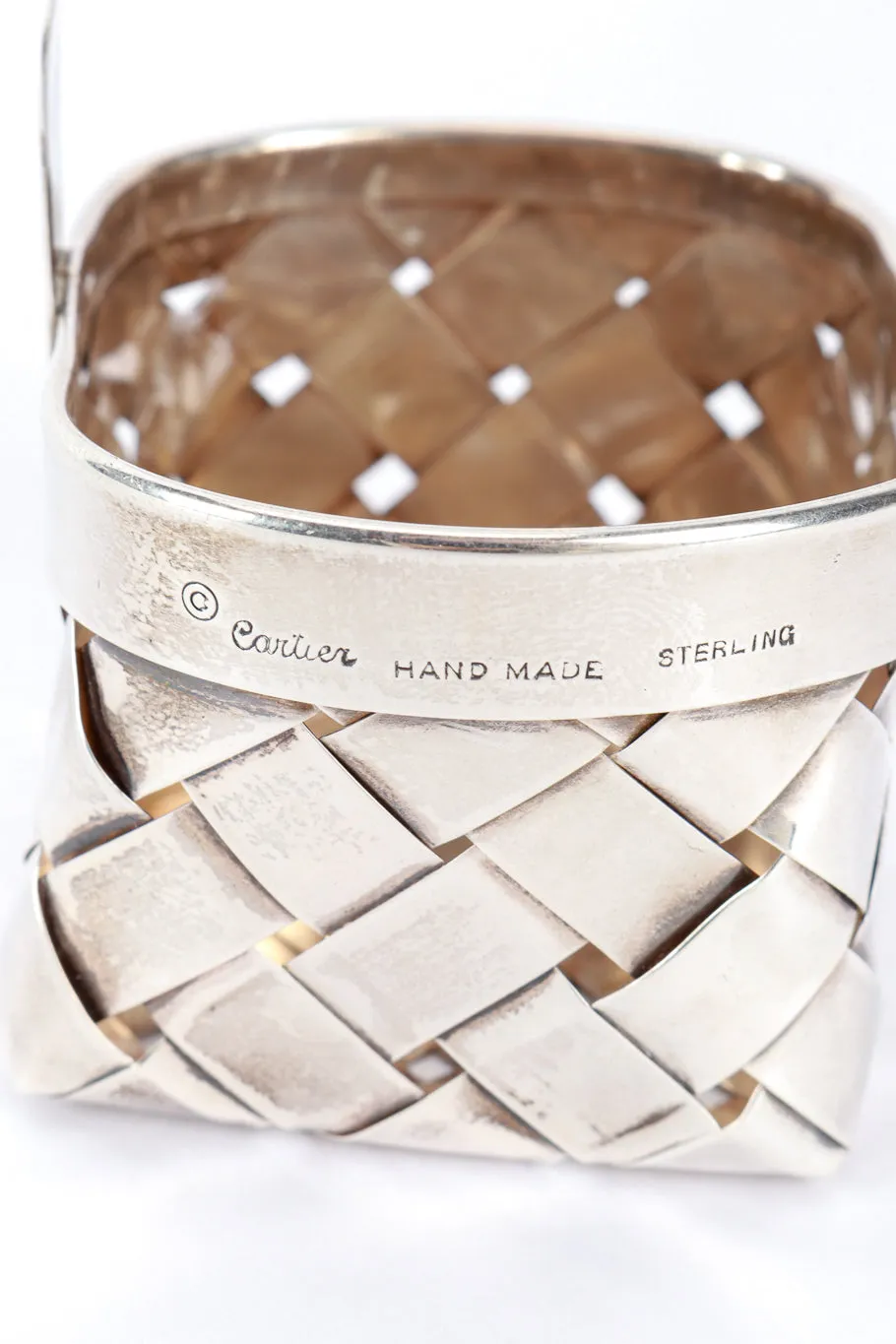 Sterling Woven Basket IV