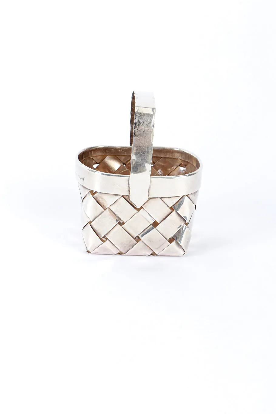 Sterling Woven Basket IV