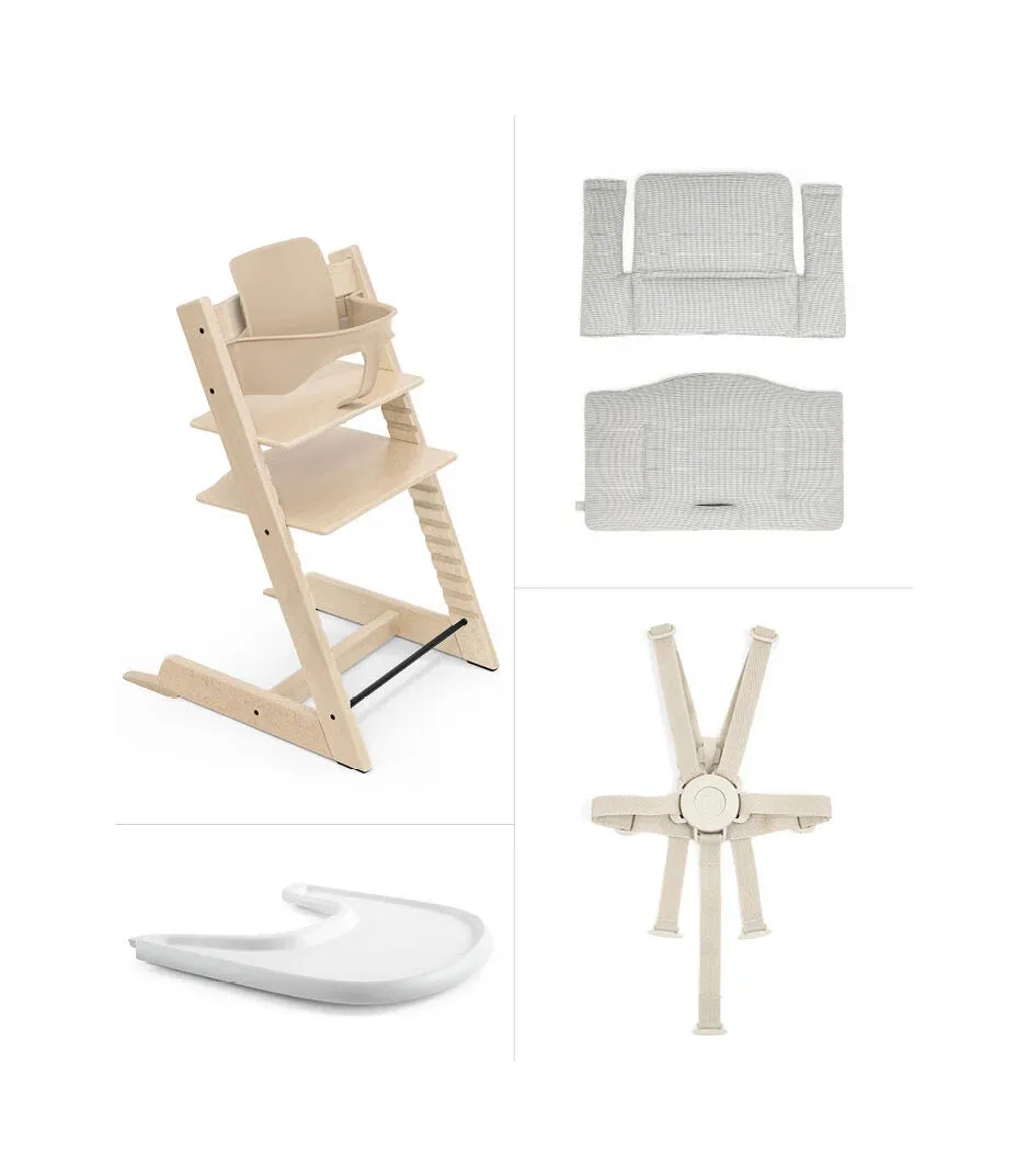 Stokke Tripp Trapp® High Chair² and Cushion² with Stokke® Tray (Complete)