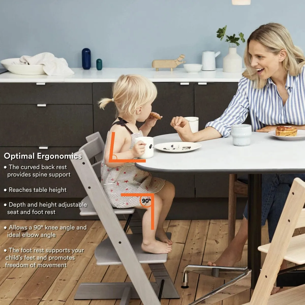 Stokke Tripp Trapp® High Chair² and Cushion² with Stokke® Tray (Complete)