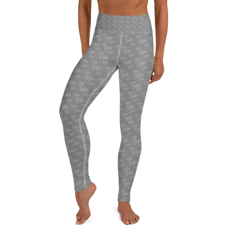 Sun Valley Logo Grey Yoga Leggings