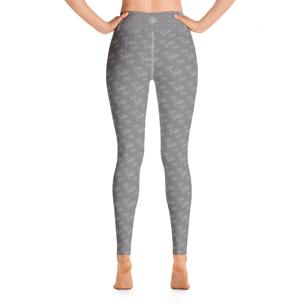 Sun Valley Logo Grey Yoga Leggings