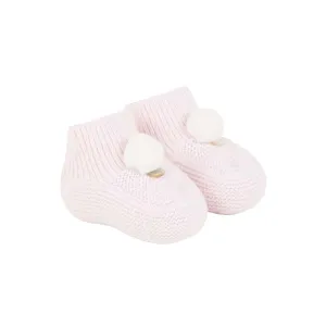 Sweet Pale Pink Bootees