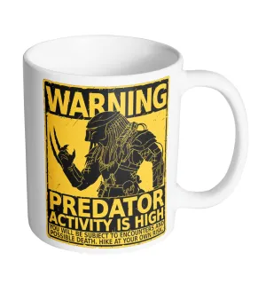 Tasse Mug Polymere Incassable 340ML Predator - Warning Predator Activity is High