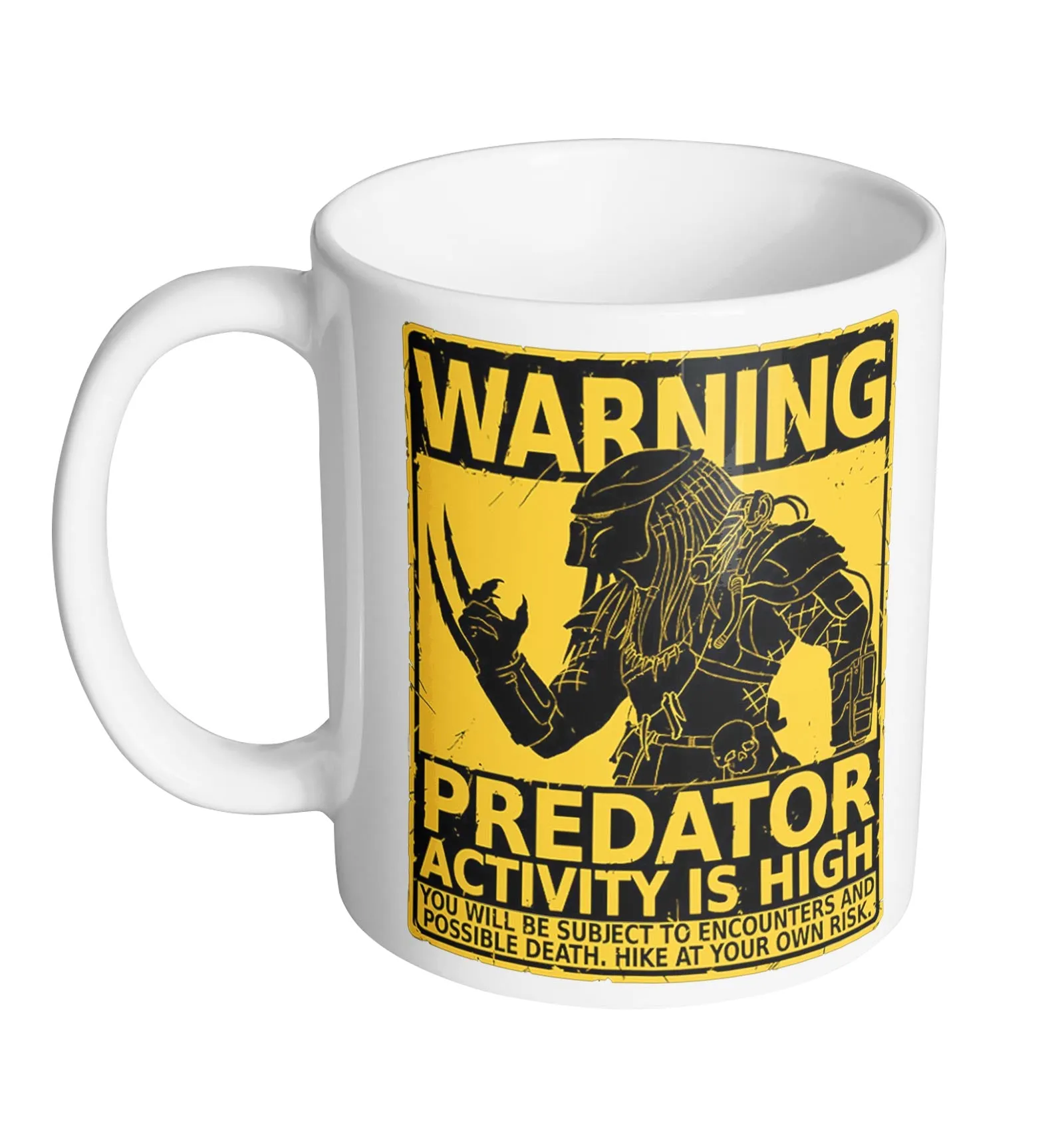 Tasse Mug Polymere Incassable 340ML Predator - Warning Predator Activity is High