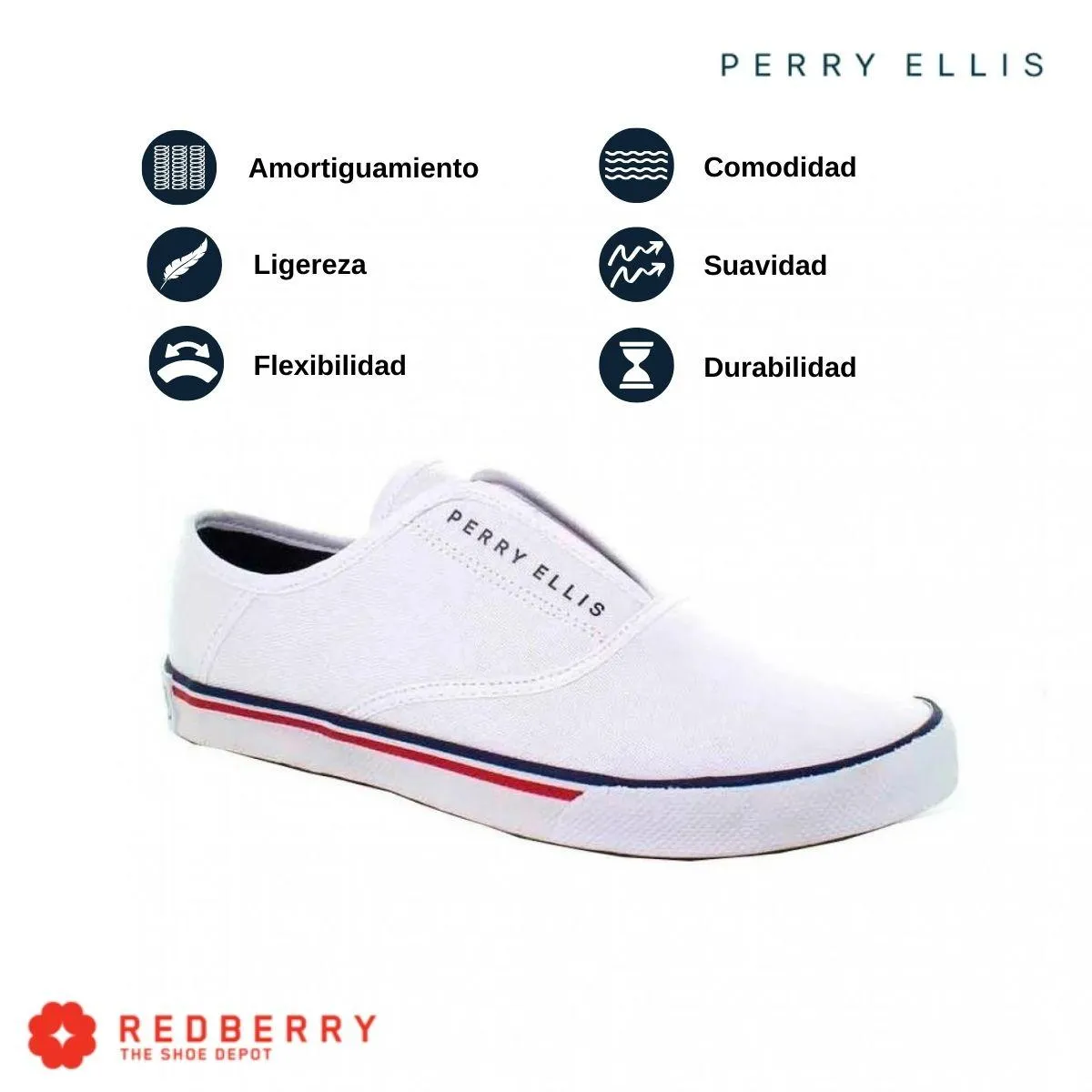 Tenis Perry Ellis Hombre Casual 5493