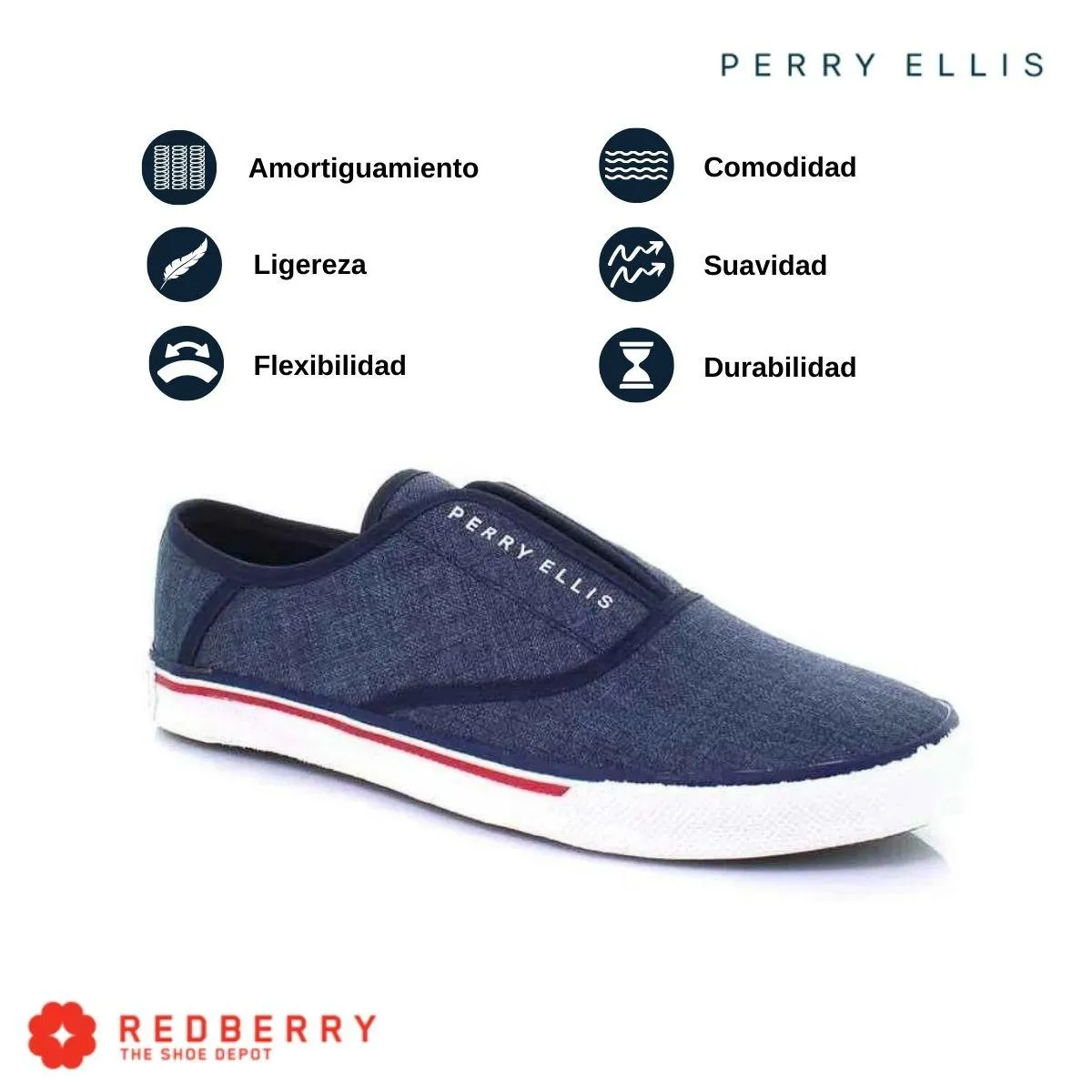 Tenis Perry Ellis Hombre Casual 5493