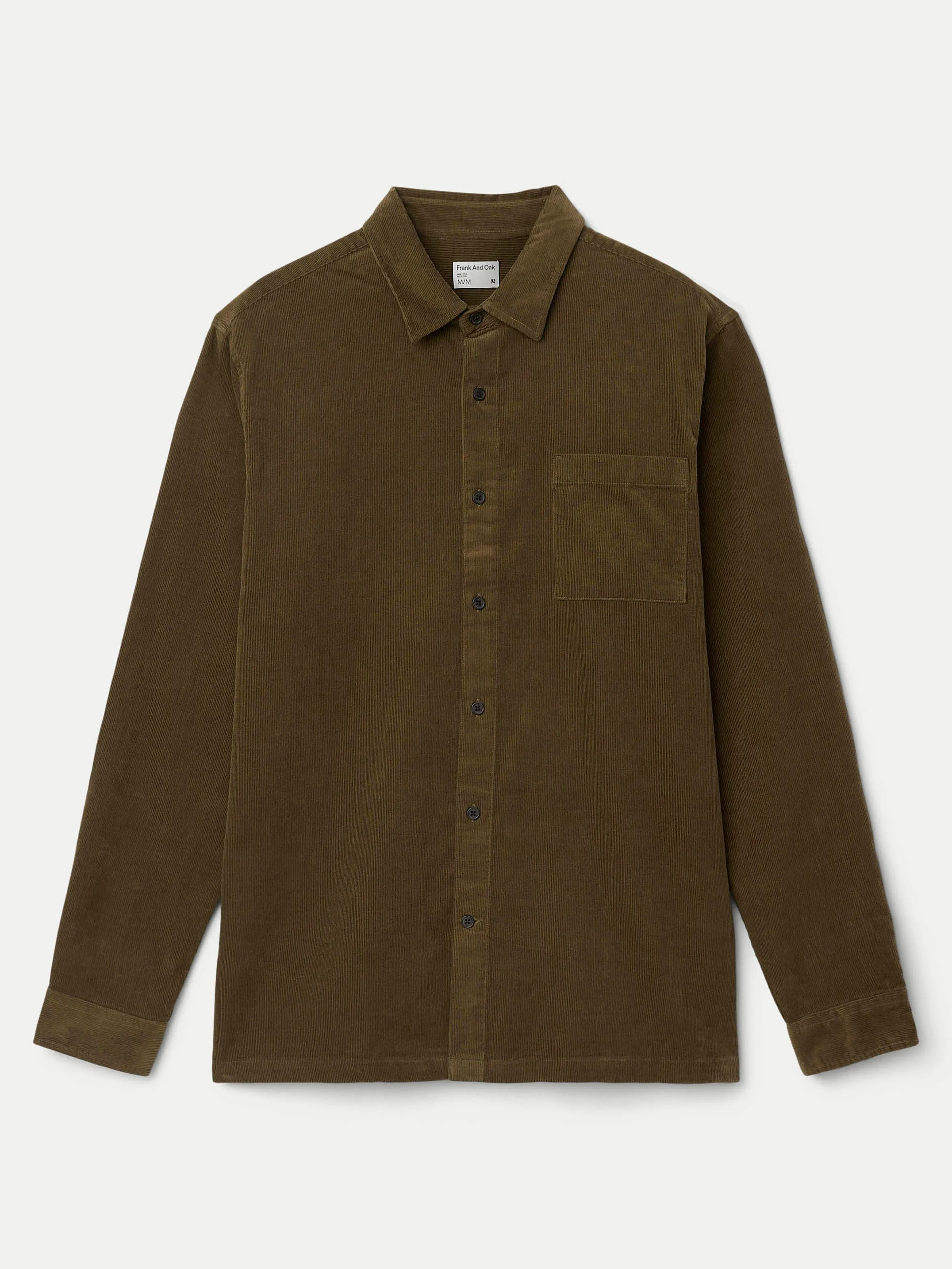The Fine Corduroy Shirt in Tuscany Green