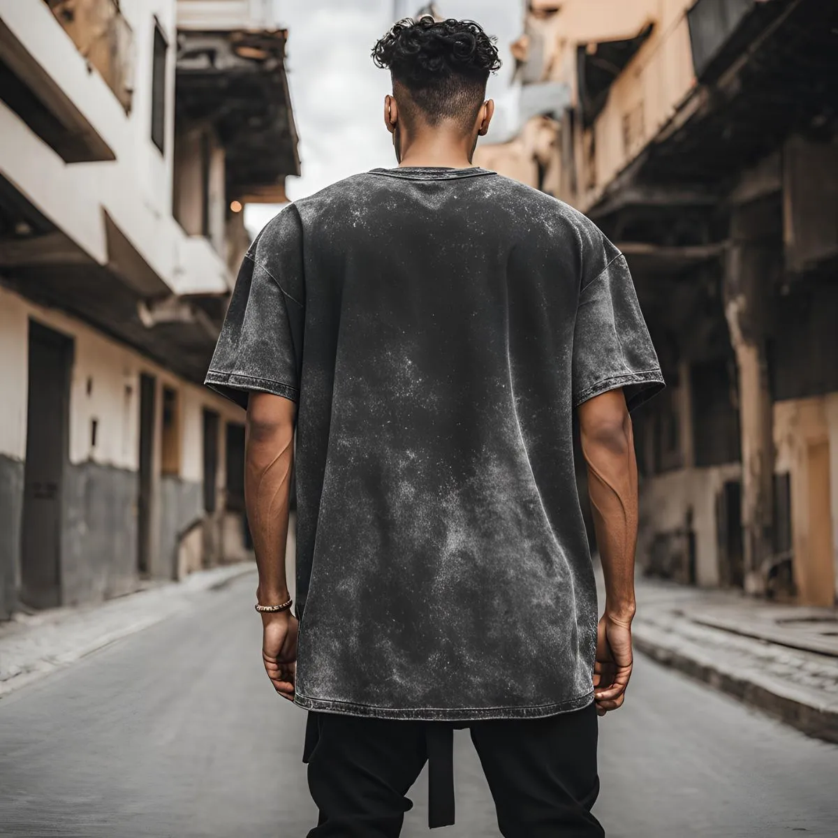 Time for Adventure Oversized Acid Washed T-Shirt