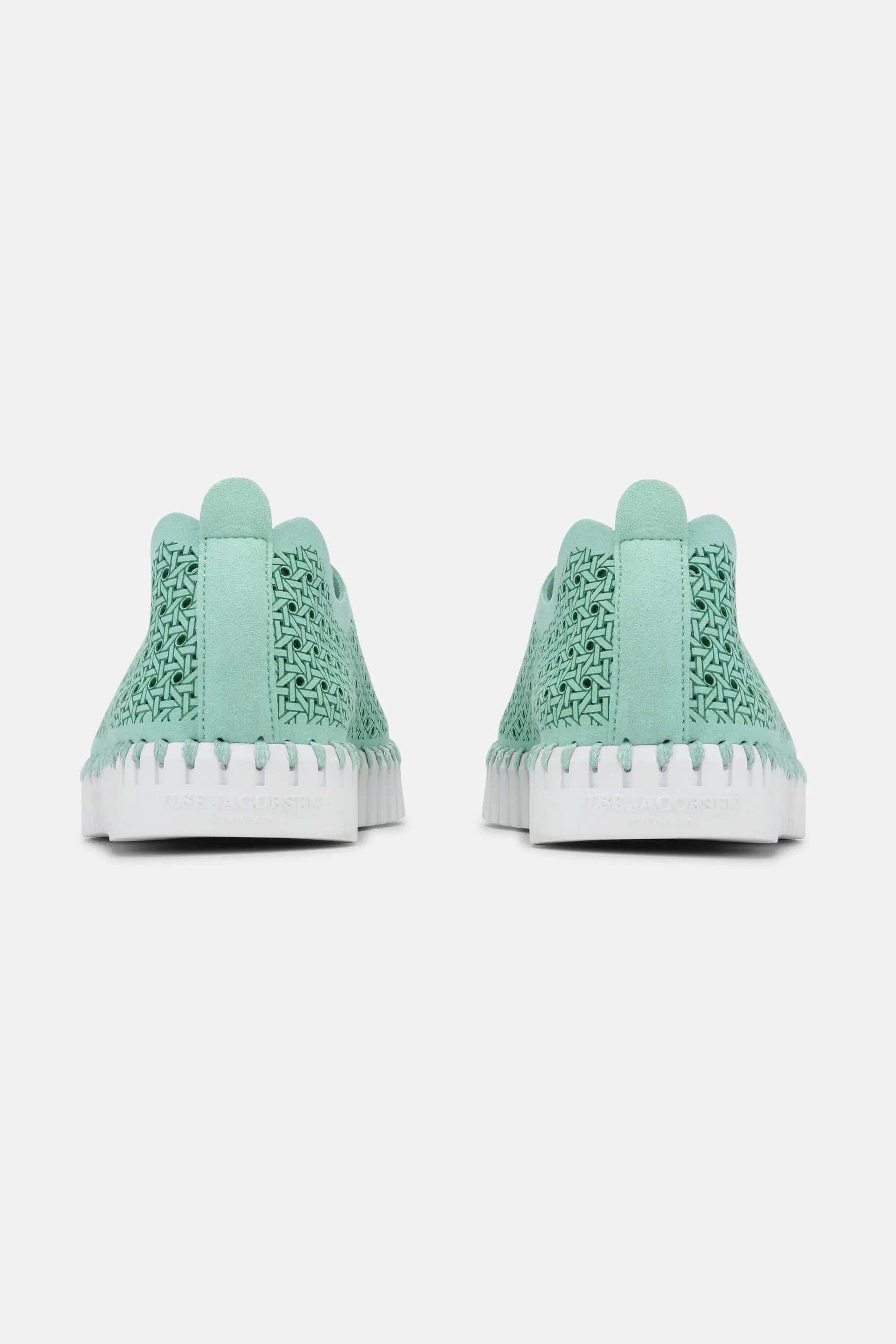 Tulip Slipper - Aqua Sky White