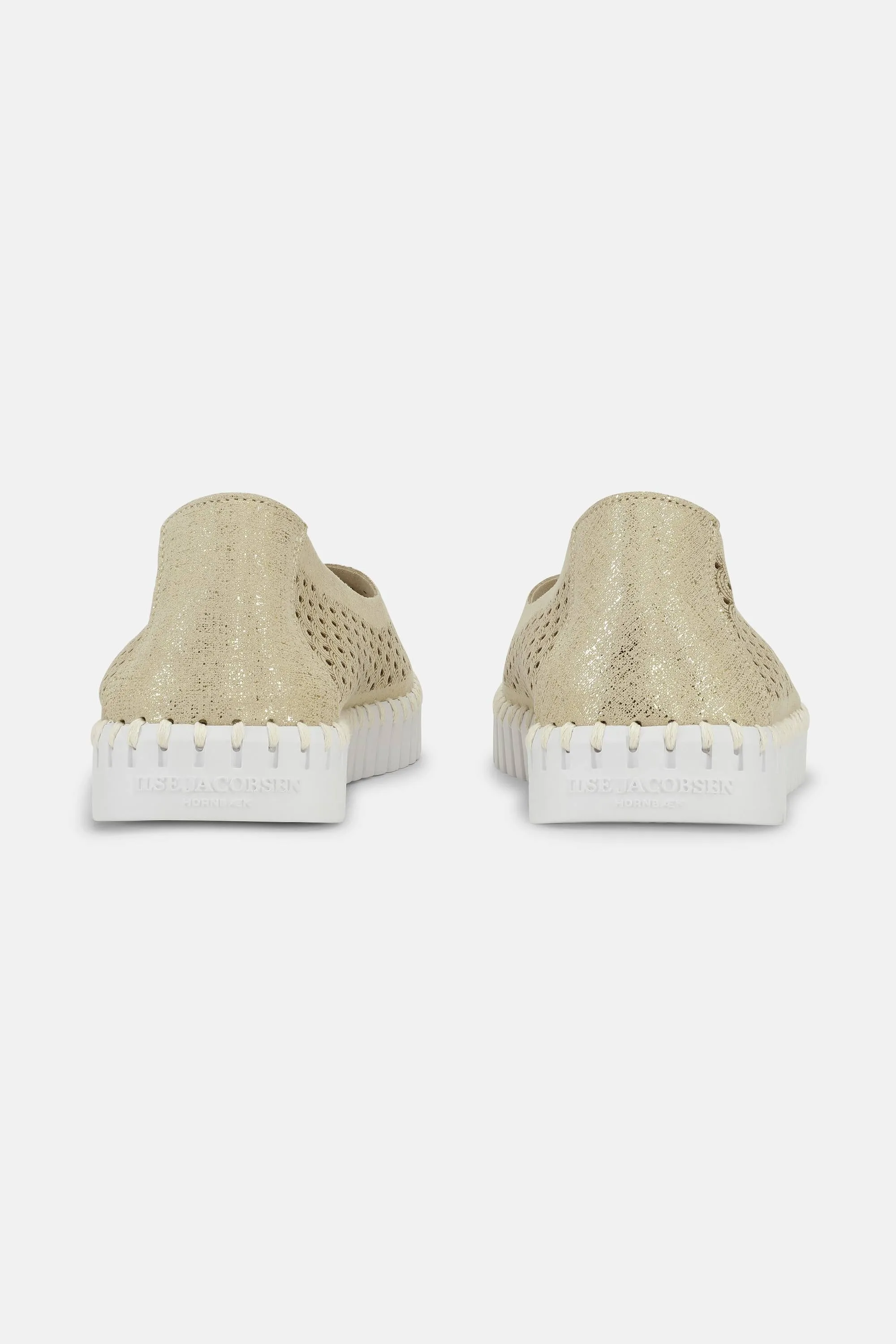 Tulip Slipper Glitter - Platin White