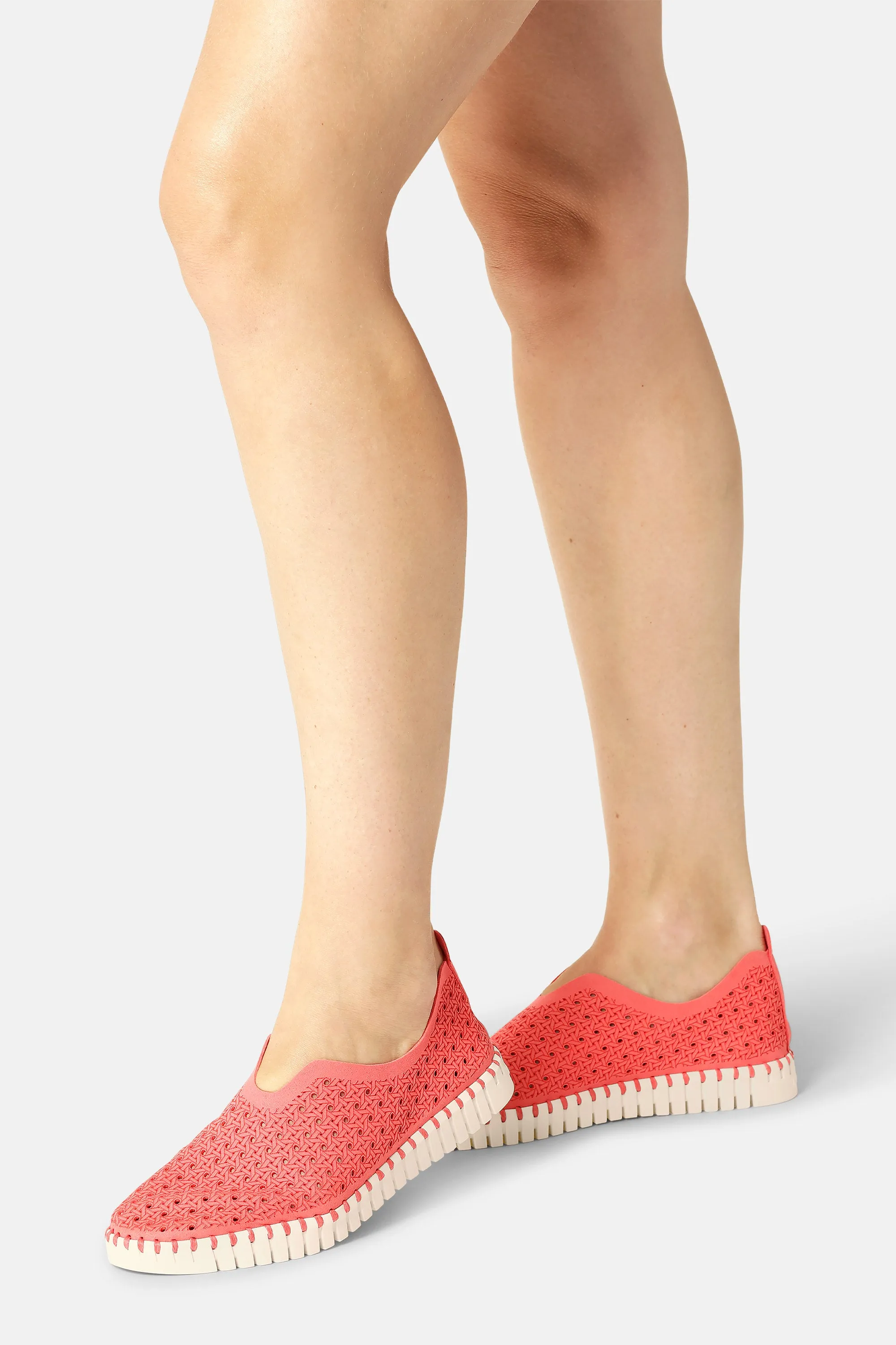 Tulip Slipper - Raspberry Pearled Ivory