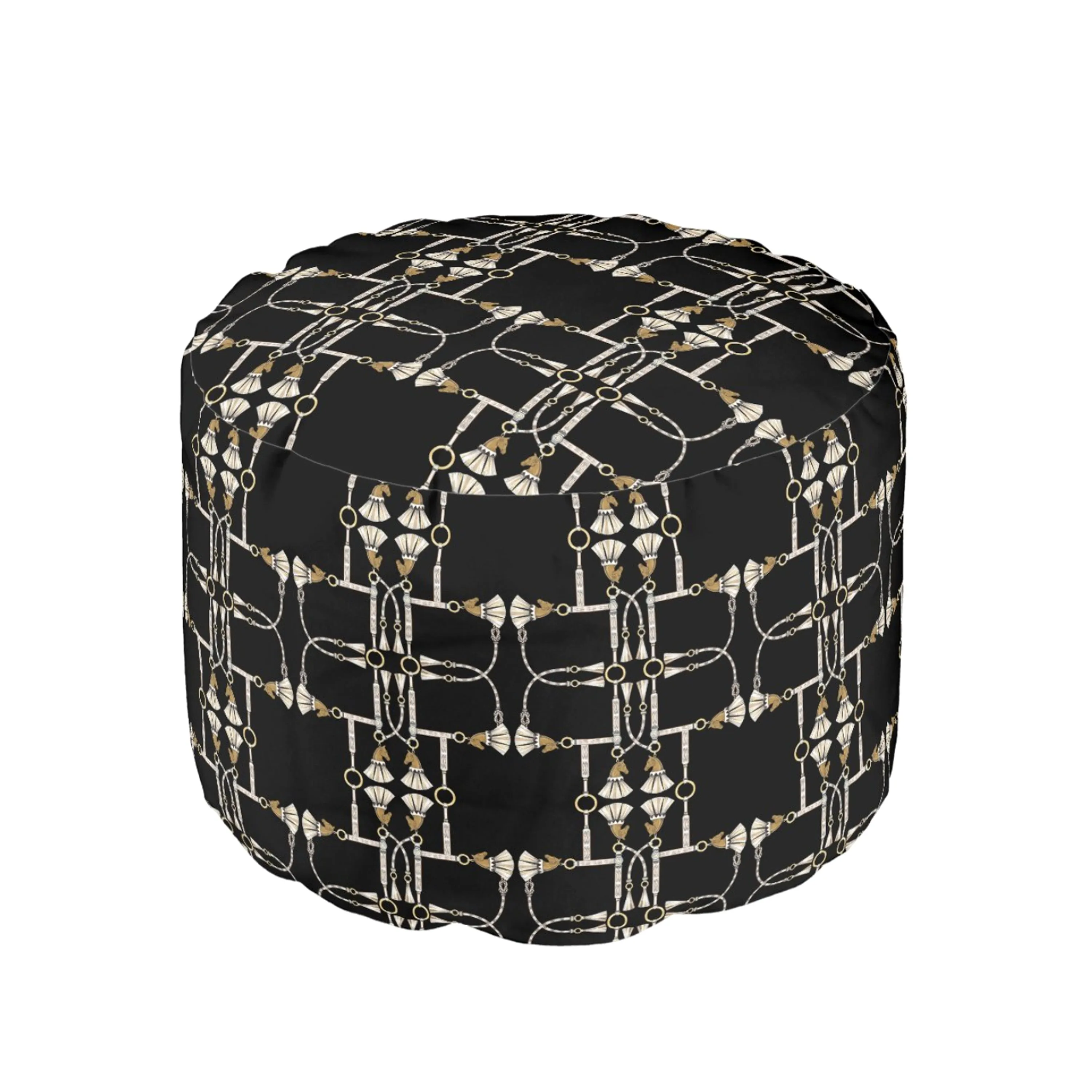 VINTAGE BRIDLES // POUF