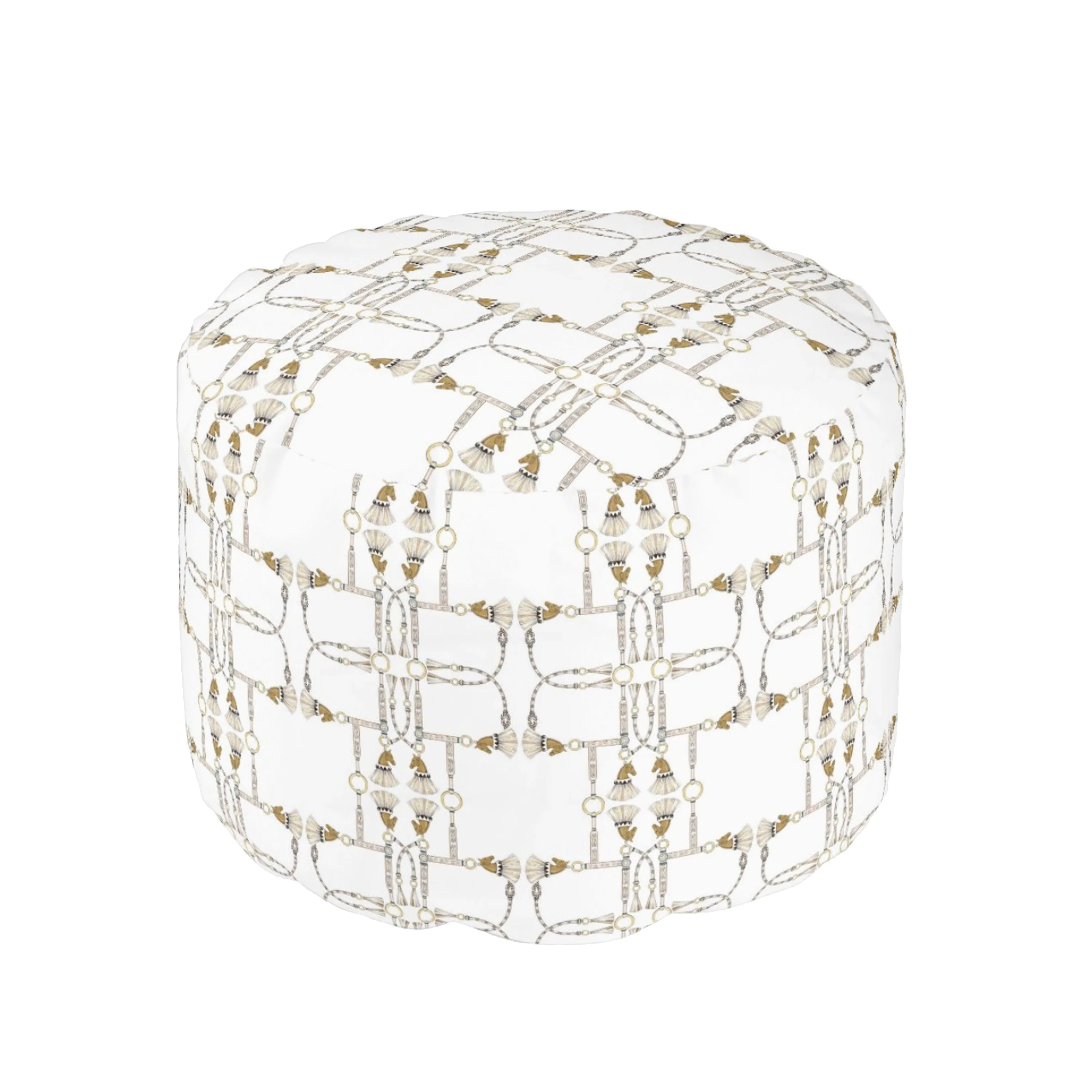 VINTAGE BRIDLES // POUF