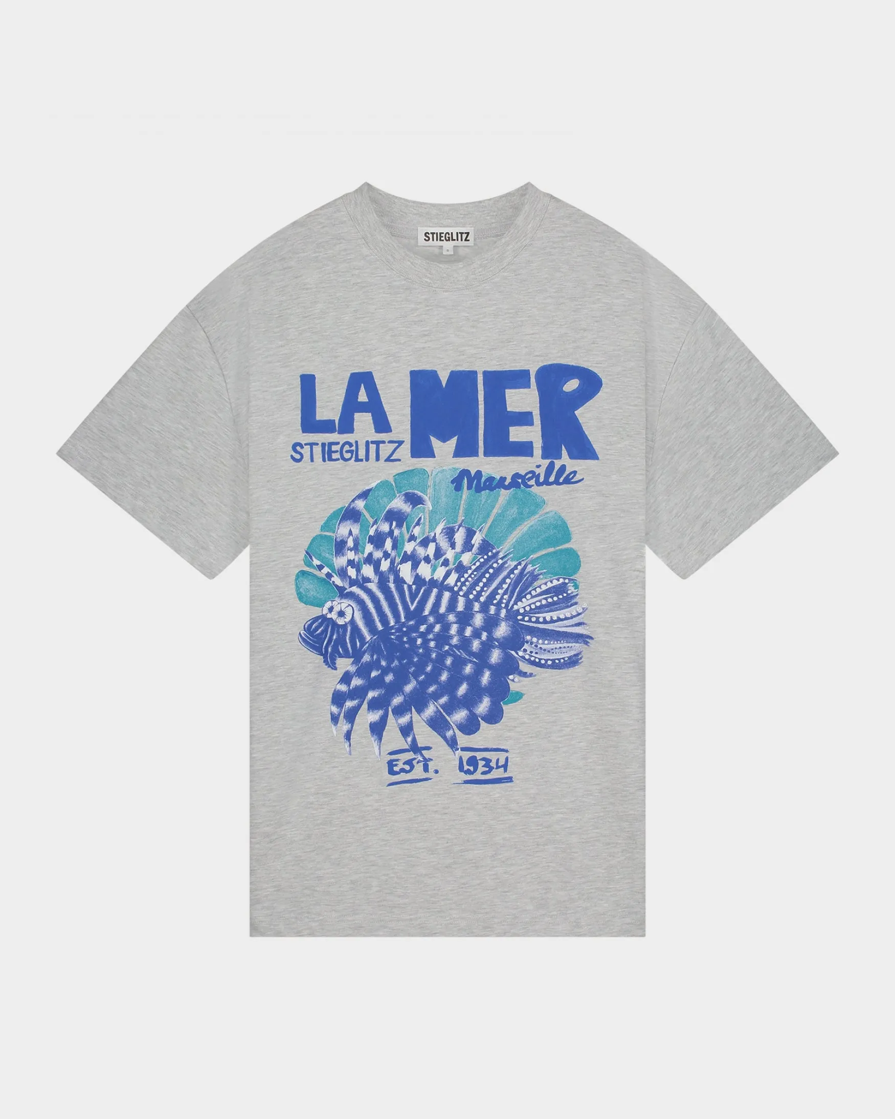 Vivienne Oversized T-shirt | Melange grey