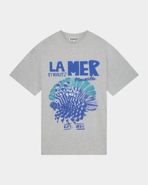 Vivienne Oversized T-shirt | Melange grey