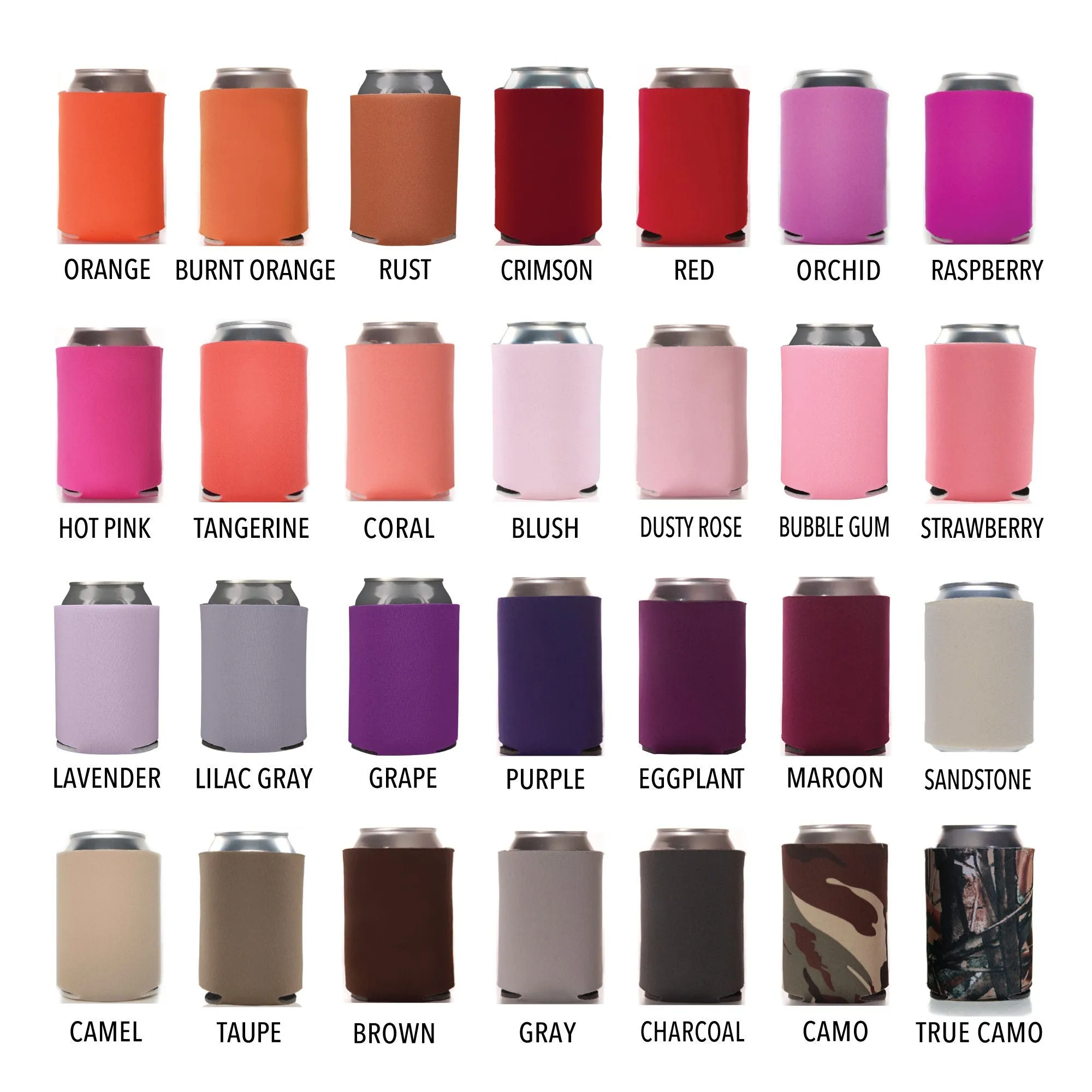 Wedding Can Cooler #126R - I Do, Me Too, Let's Party