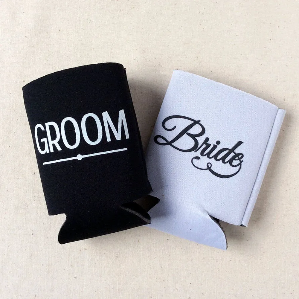Wedding Can Cooler #126R - I Do, Me Too, Let's Party