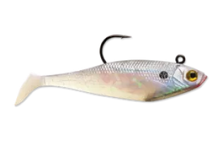 WildEye® Swim Shad 4" Pearl 7/16 oz