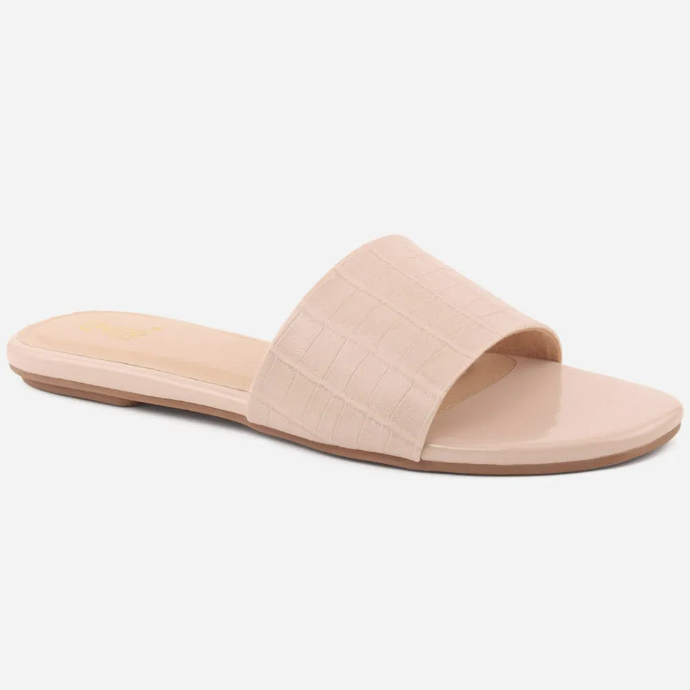 Women "LILY" Matt Slip On Slippers