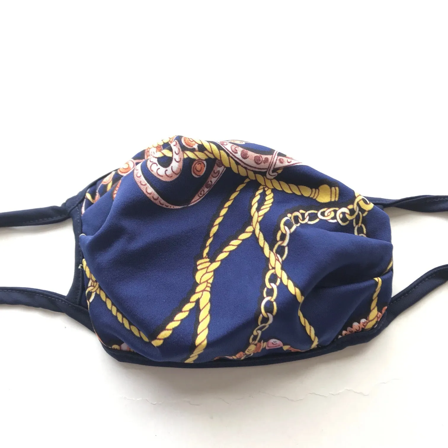 Women's Ariella USA | Adult Face Mask | Navy Blue Chain