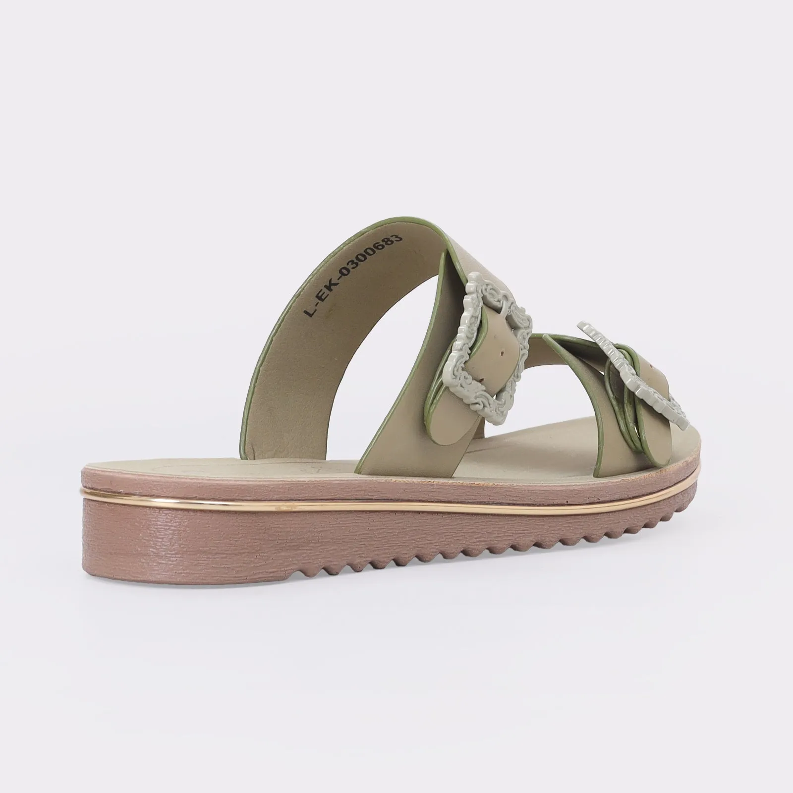 Women's Buckled Slippers