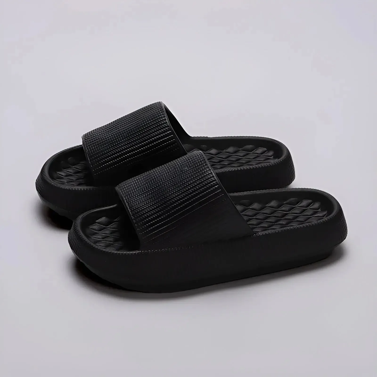 Women's Cozy Cloud Slide Platform Slippers with Soft Cushioned | Perfect for Everyday Wear