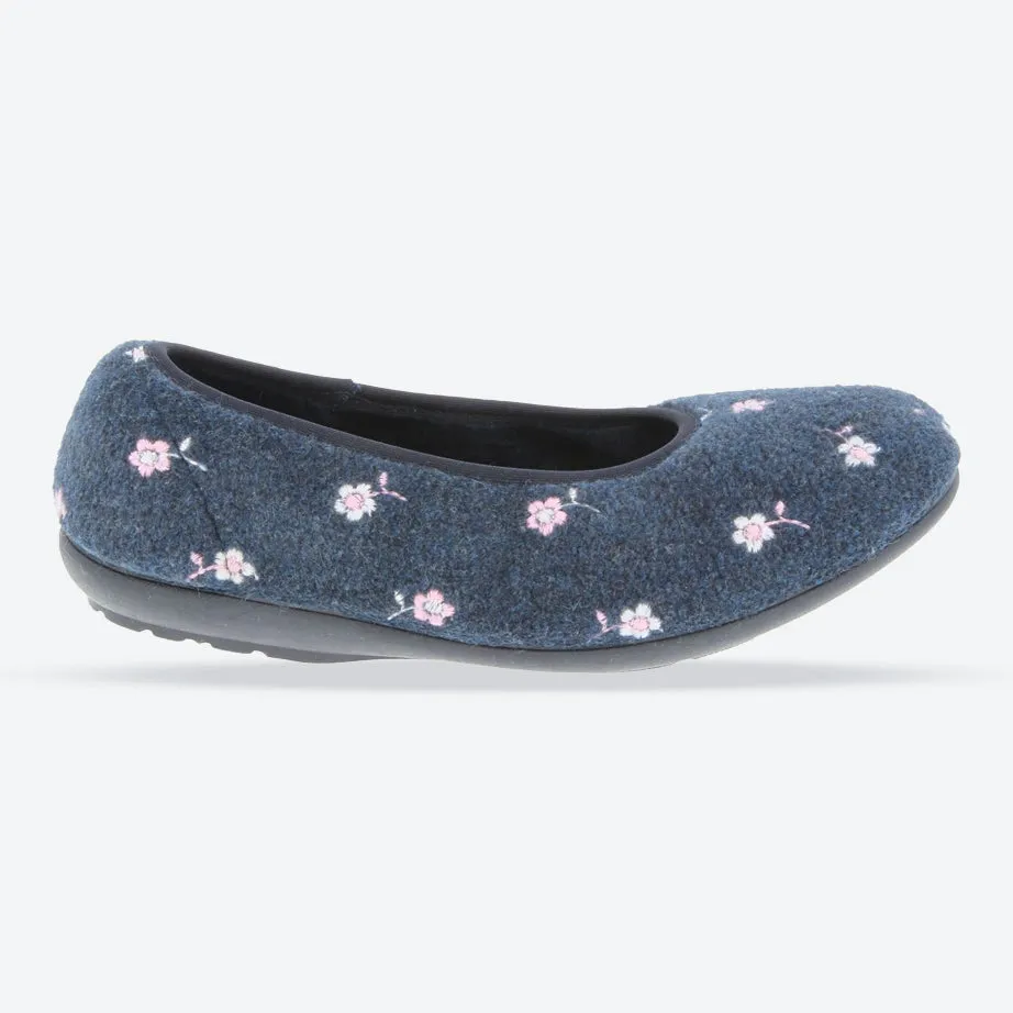 Womens Wide Fit DB Pedro Slippers