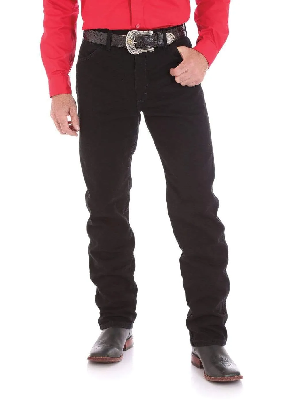 Wrangler Jeans Mens Original Fit Black (13MWZWK)