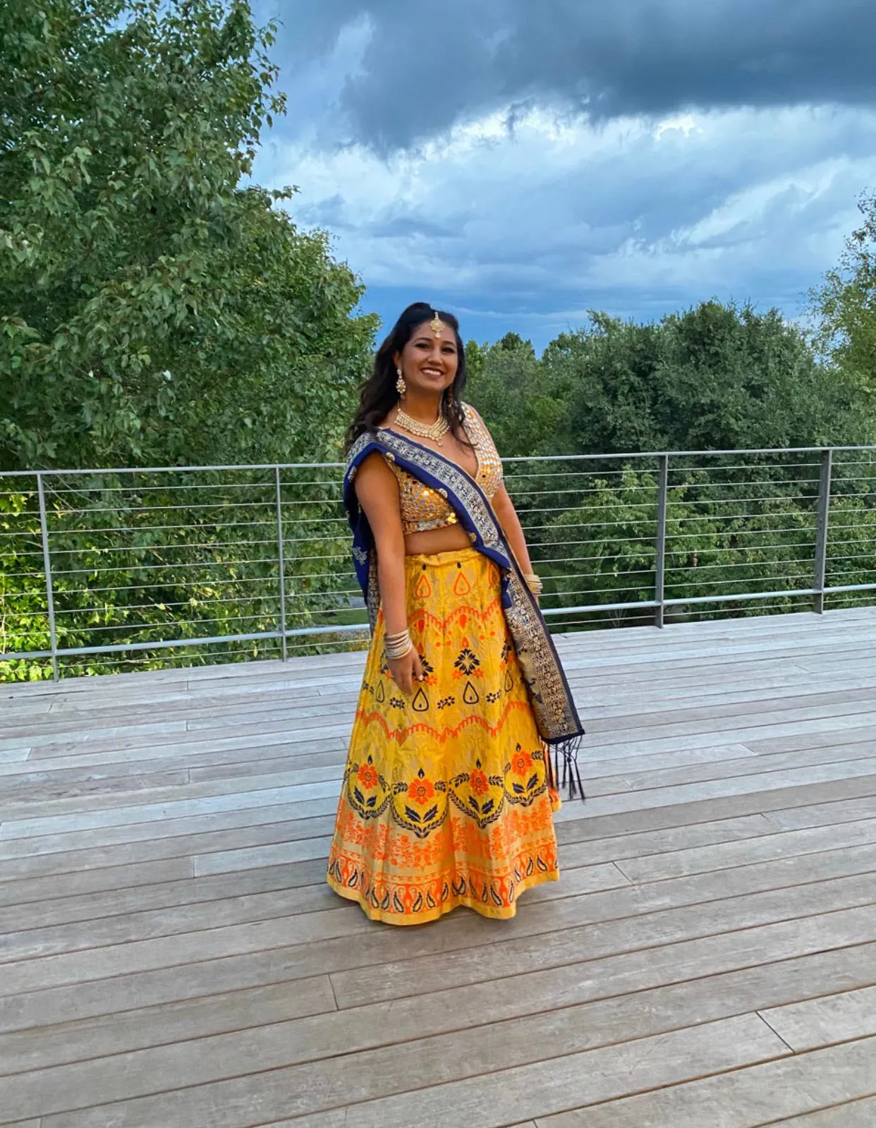 Yellow Banarasi Lehenga: Sample Sale