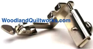 Zipper Foot - Adjustable, Hinged, High Shank